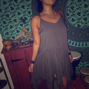 Free people Tattered Slip XS